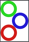 Borromean Rings (colored) Worksheet Printable