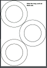 Unconventional Math Projects: Borromean Rings (colored) Worksheet Printable